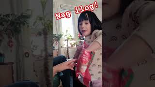 Nag ilog sa pink crisp #funny #funnyvideo #eating #crisp #chips #shorts #short #family #football