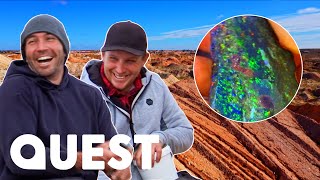 The Mooka Boys Mine Beautiful Full Spectrum Opal Worth $24K | Outback Opal Hunters