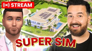 Super Sim is BACK, new house, new tasks! (Super Sim Live #1)