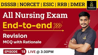 Nursing Officer & Staff Nurse Online Classes DSSSB | NORECT 2022 | ESIC | RRB | GMCH Nursing Exam