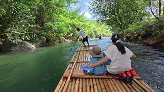 Bamboo Rafting in Khao Lak, Thailand ล่องแพไม้ไผ่วังเคียงคู่ น้ำใสม๊ากกกก