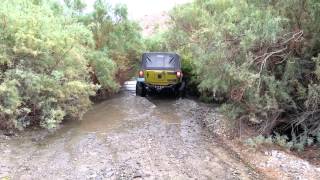 Entering Sandy Wash at Lake Mojave