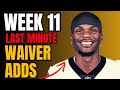 ADD These Players BEFORE Week 11 of 2024 Fantasy Football! Last Minute Waiver Wire Adds (HURRY)