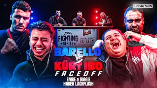 EMRE \u0026 BIGGIE68 KOMMEN NICHT KLAR 🤣 BARELLO VS KÜRT IBO FACEOFF | Reaction