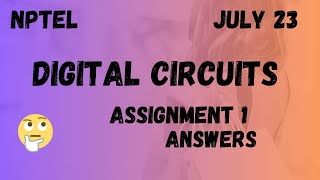 Assignment 1 | Digital Circuits Week 1 | NPTEL @HanumansView