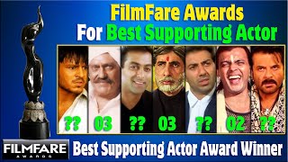 Filmfare Best Supporting Actor Awards all Time List | 1955 - 2021 | All Filmfare Award WINNERS List.