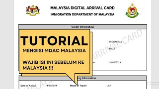 TUTORIAL MENGISI MDAC MALAYSIA BISA UNTUK SEKELUARGA