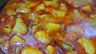 దహీ ఆలూ కర్రీ రెసిపీ | curd potato gravy curry recipe in telugu | dahi aloo Curry recipe | dahi aloo