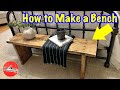 How to Make a Basic Bench