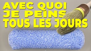 Avec quel rouleau et brosse je peins tous les jours ?