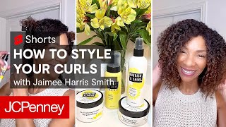 How to Style Your Curls with 3 Products | JCPenney #Shorts