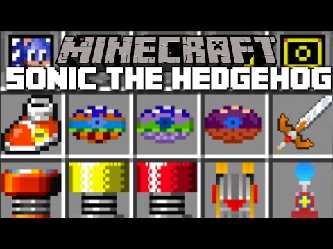 Minecraft SONIC THE HEDGEHOG MOD / PLAY AS SONIC AND GO SUPER SPEEDS!! Minecraft Minecraft SONIC THE HEDGEHOG MOD / PLAY AS SONIC AND GO SUPER SPEEDS!! Minecraft