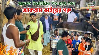 টানাটানি করে আকরাম ভাইয়ের গরু কেনা! ১০ মাসের বাচ্চা হাটে এসেছে গরু দেখতে! কোরবানির গরু ২০২৪