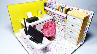 Workroom | DIY Cardboard | Miniature Private Office