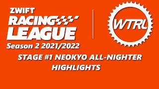 Zwift Racing League Highlights Stage 1 Neokyo EMEA Africa Division