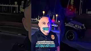 Leadership examples don’t get shown proving they don’t care #shorts #policeofficers #cops