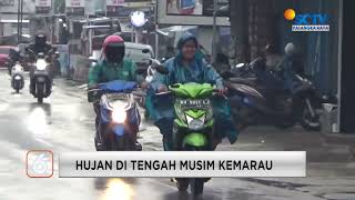 KOTIM - HUJAN DI TENGAH MUSIM KEMARAU AKIBAT ANOMALI ATAU GANGGUAN CUACA