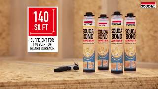 Installing Subfloor with Soudabond Subfloor Adhesive