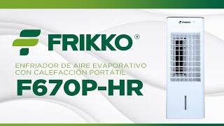 Enfriador de aire evaporativo con calefacción portátil FRIKKO F670P-HR