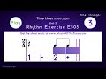 How to Play Eighth Notes in 2/4 - Exercise E505 Time Lines