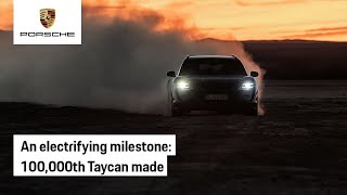 Meet the 100,000th electric Porsche Taycan