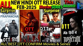 NEW BIG Hindi OTT Release FEB-25 l Hindi Movies Web-Series Marco, Anora, Nosfertu,MaulaJatt, Kanguva