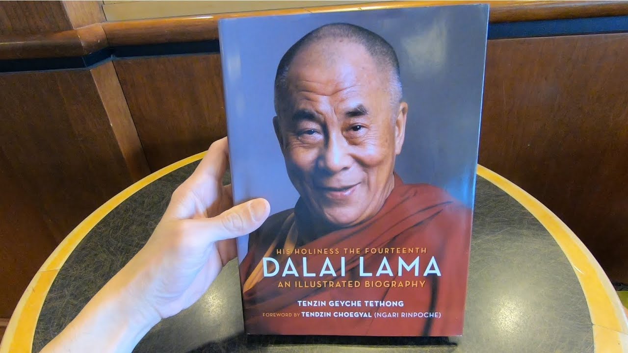 HIS HOLINESS THE FOURTEENTH DALAI LAMA AN ILLUSTRATED BIOGRAPHY BOOK ...