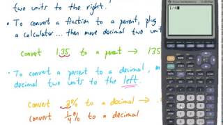 Percents, Percent Word Problems, Percent Increase, Percent Decrease Lecture