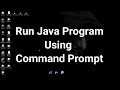 Run  Java Program Using Command Prompt || Easy way Explained || #codewithshubham || #java