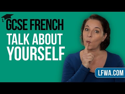 How do you talk about yourself in French?