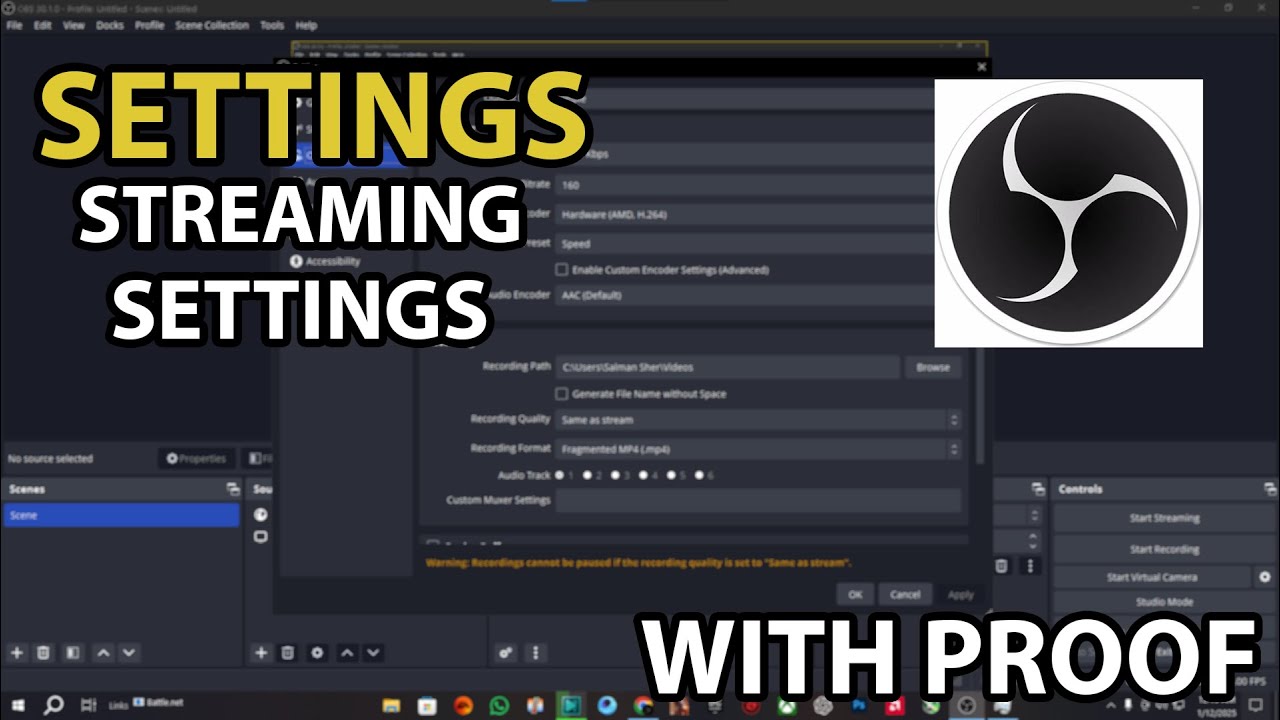 Best Obs Settings For Streaming On Low End Pcs With Amd Gpu Smooth
