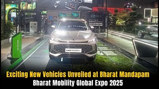 Exciting New Vehicles Unveiled at Bharat Mandapam! | #BharatMobilityGlobalExpo2025🚗⚡