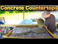 How To Build Concrete Countertops - Outdoor Kitchen Z Counterform DIY!