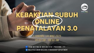 KEBAKTIAN SUBUH ONLINE JAB PEL PENATALAYANAN 3.0 | 15 JAN 2025