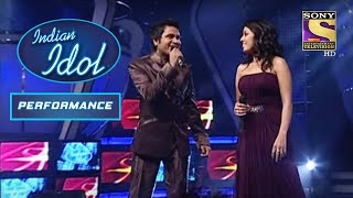 Rakesh And Sunidhi's Amazing Performance On 'Hey Shona' | Anu Malik, Salim, Sunidhi | Indian Idol