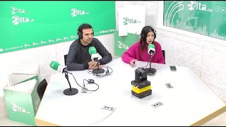 #VoltantiGirant Ramon Navarro, director La Garba, i Júlia Estorach, regidora d'esports de l'Ampolla