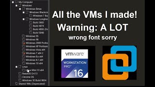 Every VM I have made in 2020! Warning/Spoiler: A LOT