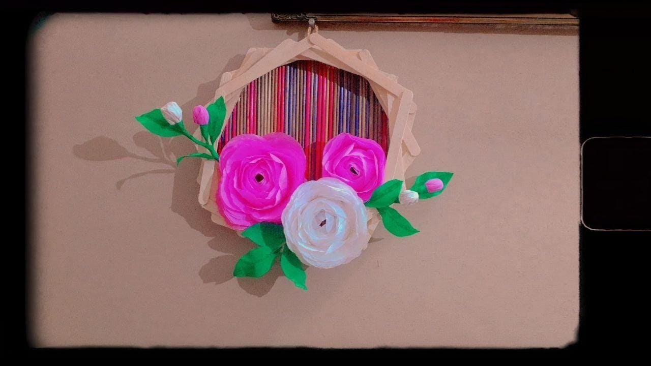 Diy Floral Frame Creative Ideas Youtube