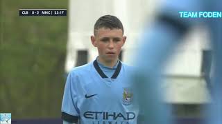 14 Years Old Phil Foden Magic in Man City vs Club Brugge Match | Team Foden