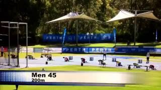 世界マスターズM45  決勝200m