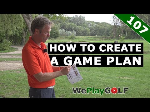 Improve your game of golf: create a GAME PLAN on the driving range Improve your game of golf: create a GAME PLAN on the driving range