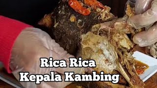 Rica Rica Kepala Kambing utuh pedasnya nampol