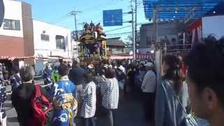 川越まつり　平成２７年　連雀町の山車　巡行　大手町会所前にて　２０１５．１０．１８　Kawagoe Festival