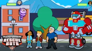 Virtual Video Game | Transformers: Rescue Bots | Season 4 | DOUBLE EPISODE | E5+E6