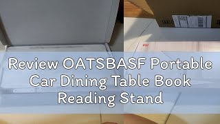 Review OATSBASF Portable Car Dining Table Book Reading Stand Lap Desk For Kid