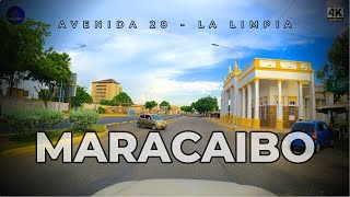 🇻🇪 MARACAIBO - VENEZUELA | DRIVING 4K | Ruta por la avenida 28 La Limpia.