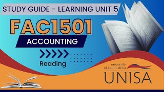 FAC1501 study guide reading - Learning unit 5
