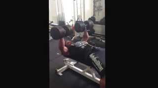 Flat Dumbell Press 60kg's x 5