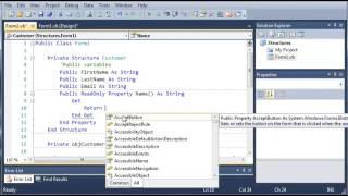 Visual Basic Tutorial 70 ReadOnly Properties 