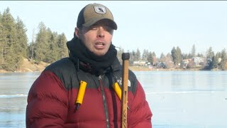 Hitting the ice in Medical Lake